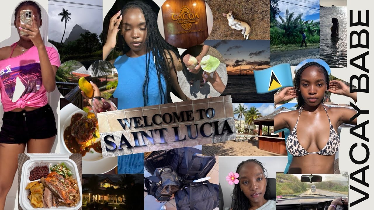 ST. LUCIA VLOG! 💛🩵🖤