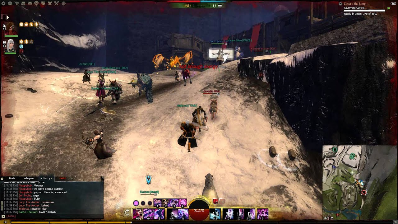 WvW Eredon Terrace, Dec 17th Portal Bombing the Keep