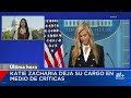 Cinco días en el cargo: Katie Zacharia deja su puesto como portavoz de la Casa Blanca