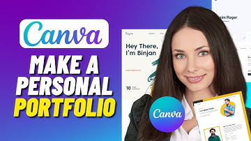 How To Make A Personal Portfolio Using Canva (2024)