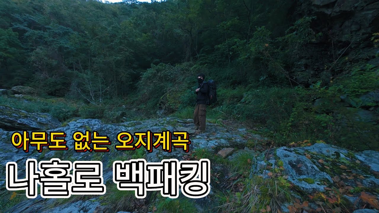 아무도 없는 숲 속 오지계곡에서 나홀로 하룻밤🏕️ ㅣ백패킹ㅣ오지캠핑ㅣ계곡ㅣ라면ㅣ솔로캠핑ㅣ캠핑ㅣ노지캠핑ㅣASMRㅣ4k #korea #camper