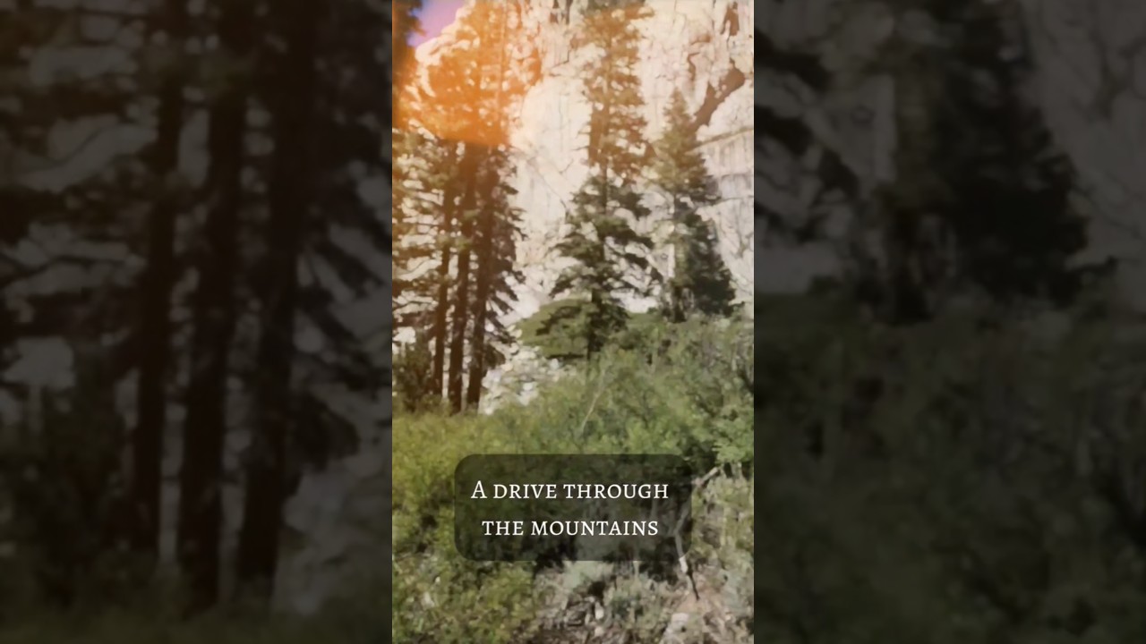 A drive through the mountains! 😃 