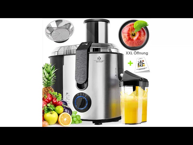 KESSER® Entsafter für Obst und Gemüse aus Edelstahl