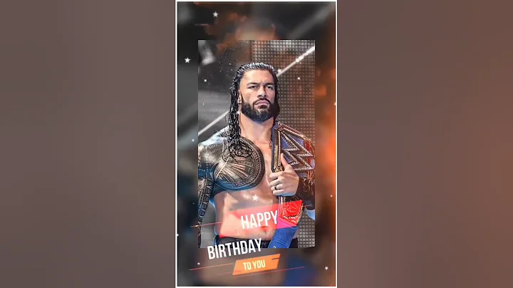 Happy Birthday Roman Reigns 💥| Wwe Roman Reigns Theme #shorts #romanreigns #birthdaystatus