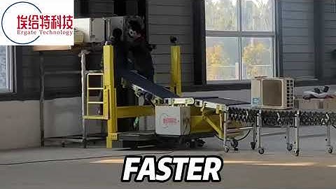 How to load heavy cargo from shipping containers safely and efficiency.#loading #warehouse #conveyor