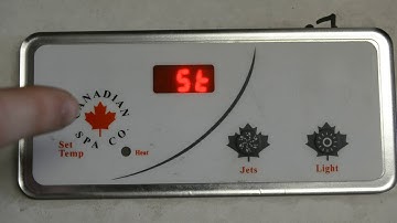 Setting Modes on Balboa VL404 Control Topside
