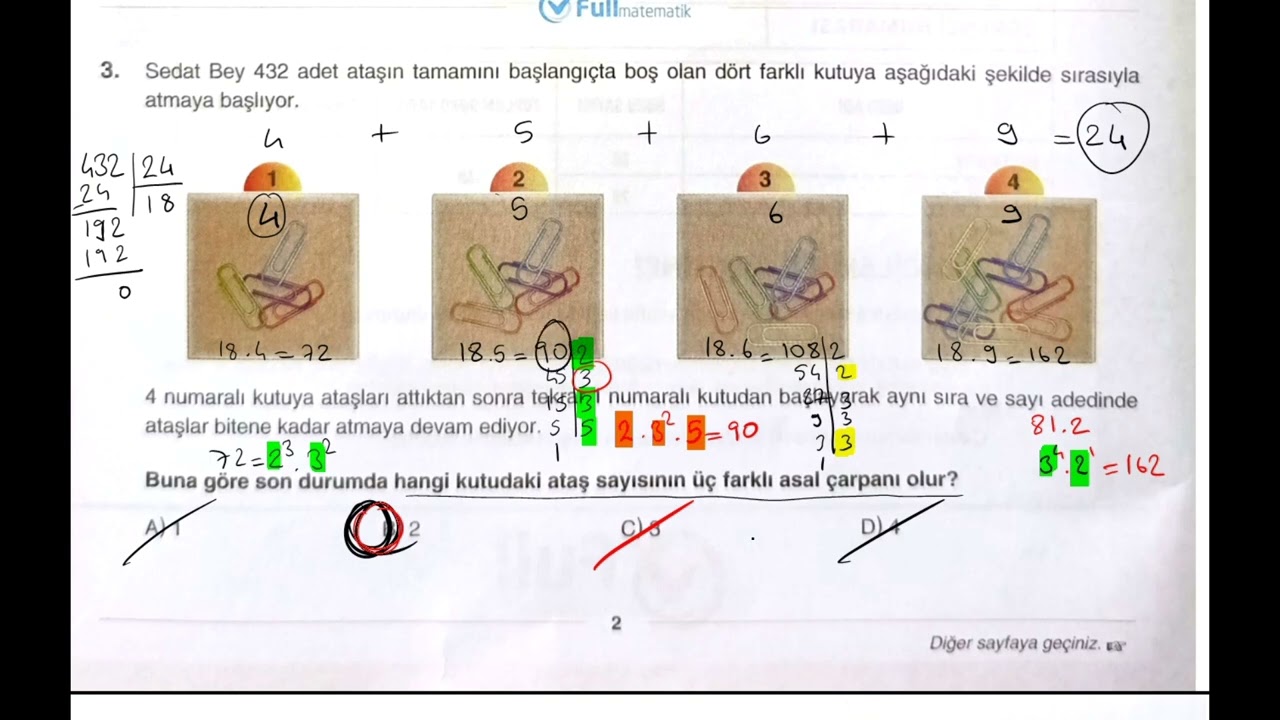 FULL LGS Denemesi Matematik Çözümü