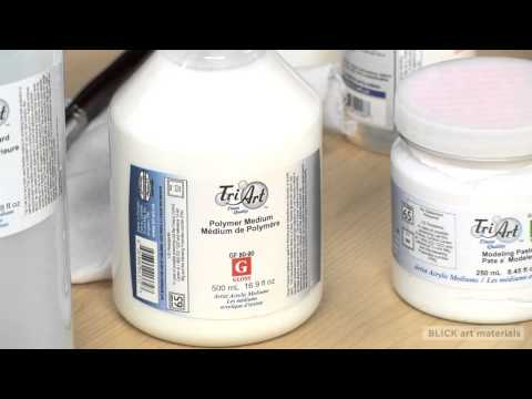 Tri-Art Medium : Modeling Paste Clear – Fluid Art Co - USA