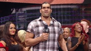 The Great Khali sings 'Happy Birthday' to John Cena