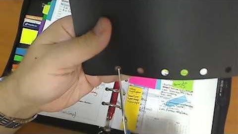 Filofax Tip No 21 - Easy remove dividers - The Australian Way