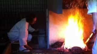 刀匠 月山貞利　公開鍛錬 120505-01