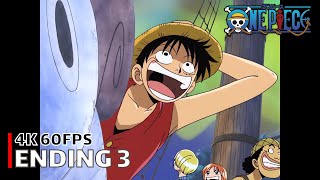 One Piece - Ending 3 【Watashi ga iru Yo】 4K 60FPS Creditless | CC