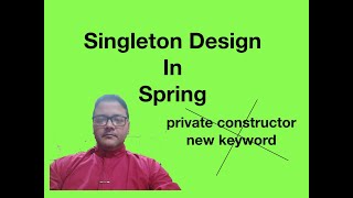 Singleton design in Spring | Using Dependency Injection | Using @Autowire