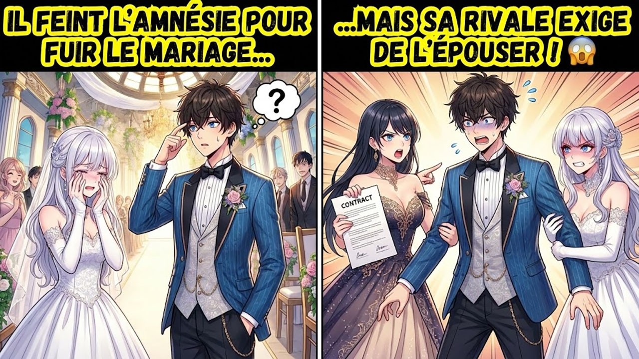 Il feint l'AMNÉSIE pour fuir le mariage    mais sa RIVALE exige de l'ÉPOUSER ! 😱