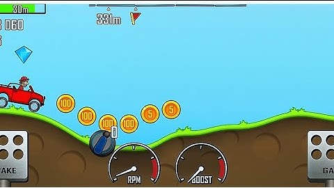 Hill Climb Racing - Gameplay Walkthrough Part 1 - Jeep (iOS, Android)