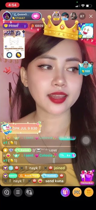 Bigo live heart fountain effect! 🤩🤩🤩