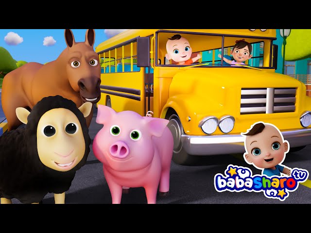 The Wheels on the Bus + Finger Family + More Nursery Rhymes & Kids ...