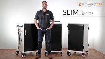 Anywhere Cart Classroom Solutions: SLIM Series Secure Charging Carts for Chromebooks, Laptops, iPads