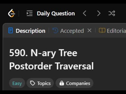 145. N-ary Tree Postorder Traversal || LeetCode Daily Challenges ||  LogicBytesbyAK || JAVA ||