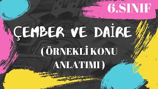 6.Sinif Çember Ve Dai̇reörnekli̇ Konu Anlatimi