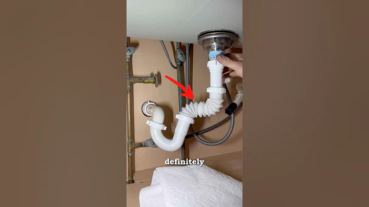 P-Trap Fix #plumberjohn #diyer #diyplumbing #ptrap