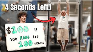 $100 Hang Challenge at the Climbing Gym!!
