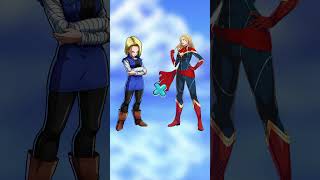 Fusion of Android 18 and Captain Marvel | Version 2