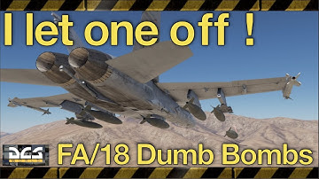 I let one off! | DCS World | Dumb Bombs Tutorial