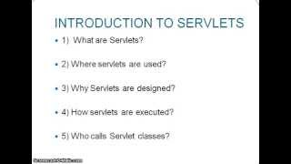 Servlets tutorial 1 : Introduction to Servlet