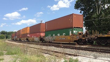 NS 237 departs Greer, SC with the Virginian Heritage Unit