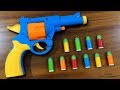 Realistic Toy Gun Sized 1:1 Scale .45 ACP Bulldog Revolver Toy - Rubber Bullet Toy Pistol