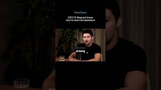 Pavel Durov has said that he “normally never” experiences depression and has not felt it for years.