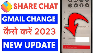 🔥how to add gmail in sharechat / share chat par gmail kaise change kare ✅ share chat app