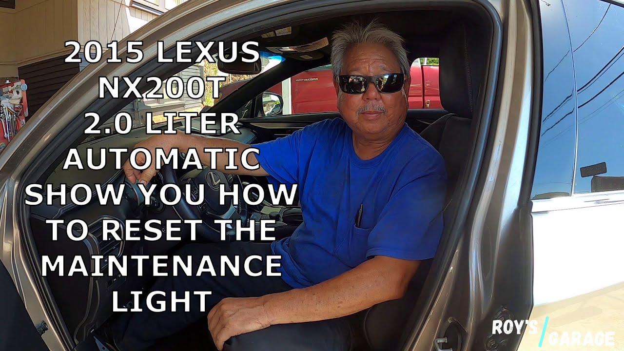 2015 Lexus Nx200t Maintenance Schedule Pdf