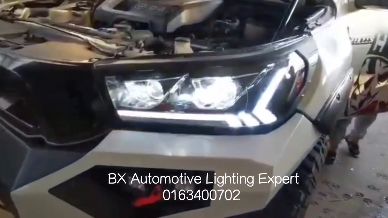 Toyota Hilux Revo Rocco ｜Vland LED Headlamp Dual Projector BuiltIn LED