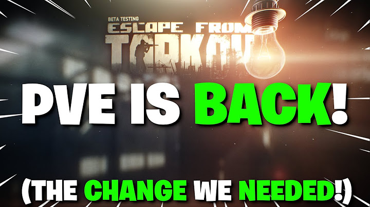Escape From Tarkov PVE - The Change PVE Needed IS HERE! How To Play Solo PVE On BSG Servers!