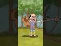 たぬっぽのしっぽ分身の術！ #animation #cartoon #ninja