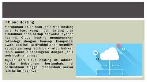 ASJ KELAS XII TKJ KD 3.10 Control Panel Hosting
