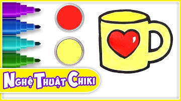 How to draw a mug | Làm thế nào để vẽ một cái cốc dễ thương | Hình vẽ cute | Chiki Art