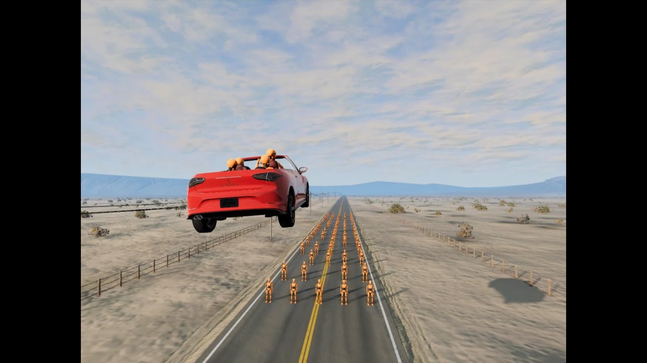 【beamng】飞 人 车祸模拟器 Steam游戏 Youtube 