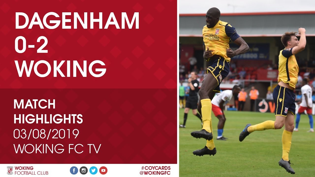 national league volley Dagenham & Redgbridge 0 - 2 Woking | Match Highlights