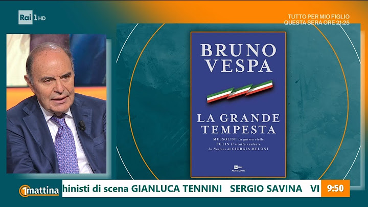 Bruno Vespa a Unomattina - Unomattina - 07/11/2022