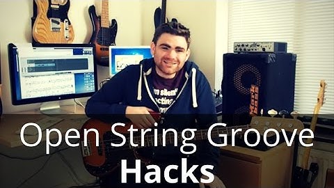 How To Play Riffs Using The Open Strings On The Bass Guitar