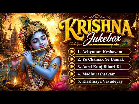 Top 5 - Krishna Bhajan Tracks to Uplift Your Soul | कृष्ण भजन | Krishna Jukebox