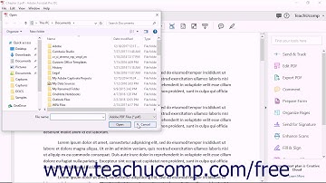 Acrobat Pro DC Tutorial The Menu Bar - Adobe Acrobat Pro DC Training Tutorial Course