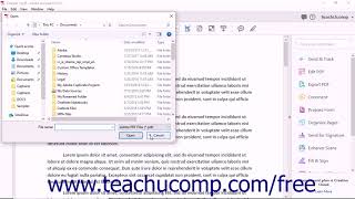 Acrobat Pro DC Tutorial The Menu Bar - Adobe Acrobat Pro DC Training Tutorial Course