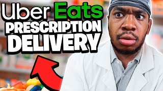 I REALLY CANT BELIEVE UBER EATS PRESCRIPTION DELIVERY IS REAL! 🤨