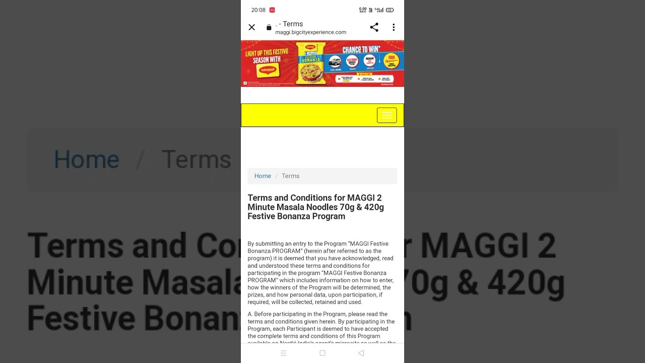 Maggie Chance to Win SMS Offer 