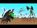TEAM GODZILLA - HULK .vs Evolution of SIREN HEAD GIANT [HD] | Godzilla Movie Cartoon