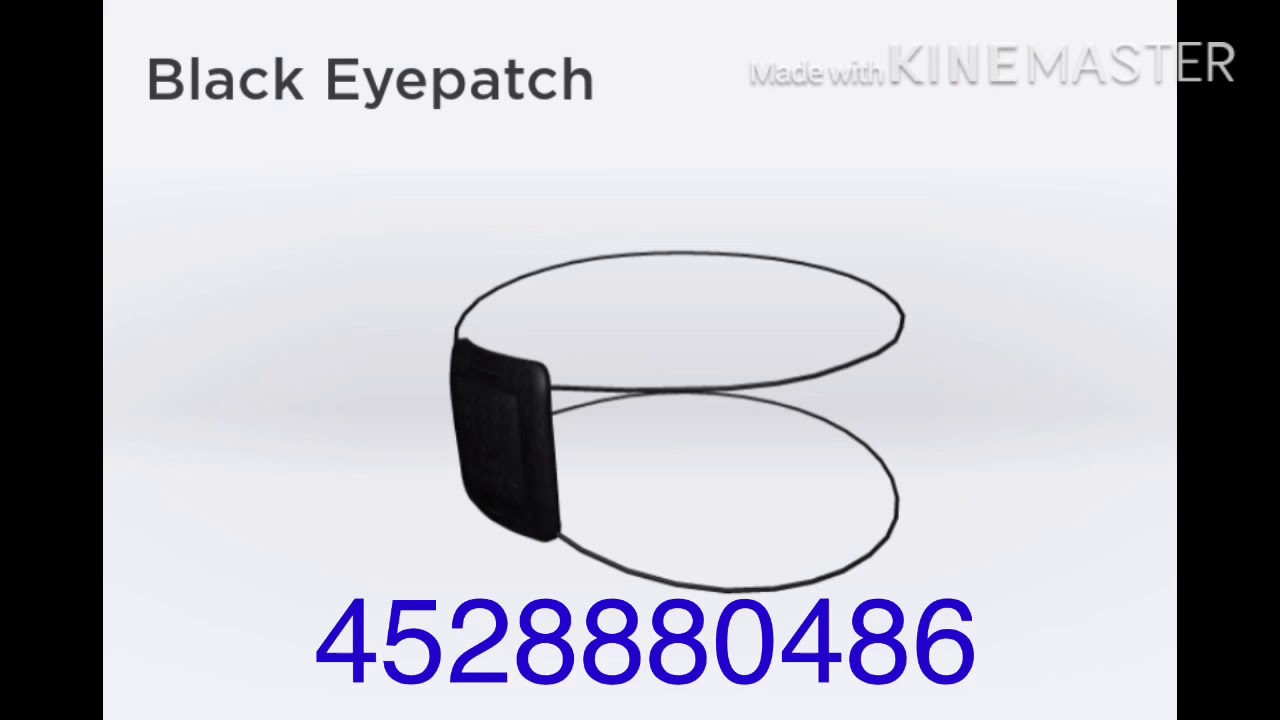 Black Eyepatch Roblox Code - roblox code for black eyepatch